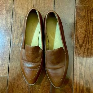 Gently Used Brown leather Madewell Loafers Wmns 8.5